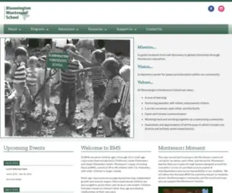 Bloomingtonmontessori.org(Bloomington Montessori School) Screenshot