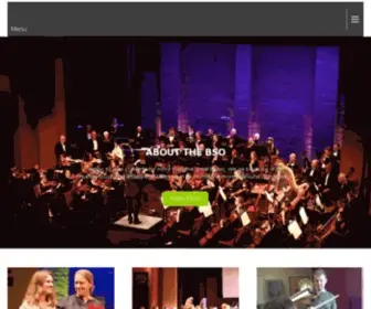 Bloomingtonsymphony.com(Bloomington Symphony Orchestra) Screenshot