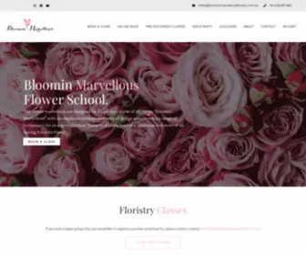 Bloominmarvellousflowers.com.au(Melbourne Flower School) Screenshot