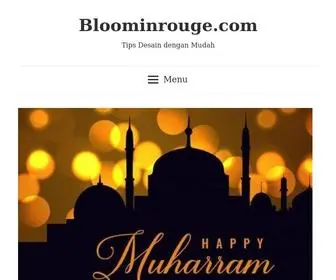 Bloominrouge.com(Tips Desain dengan Mudah) Screenshot