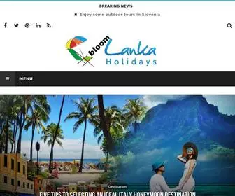 Bloomlankaholidays.com(Travel Blog) Screenshot