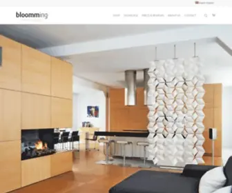 Bloomming.com(Fascinating design products for your interior) Screenshot