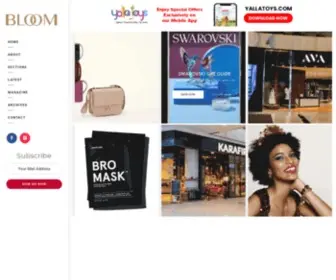 Bloomqatar.com(BLOOM MAGAZINE signifies beauty) Screenshot