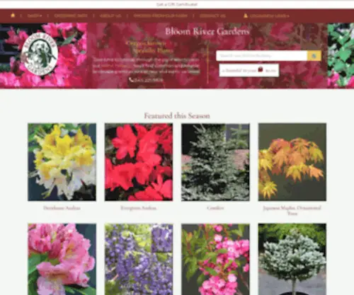 Bloomriver.com(Plants) Screenshot