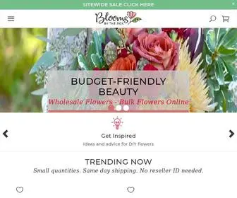 Bloomsbythebox.com(Wholesale Flowers) Screenshot