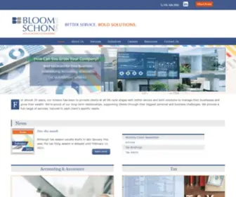 BloomschoncPas.com(A New York Accounting Firm) Screenshot