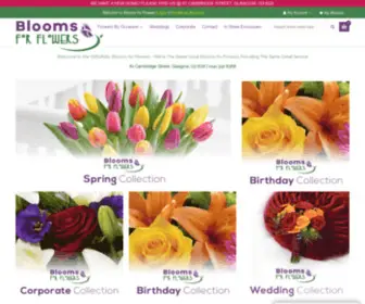 Bloomsforflowers.co.uk(Blooms for Flowers Glasgow) Screenshot