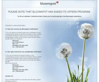 Bloomspot.com(Live Life Better) Screenshot