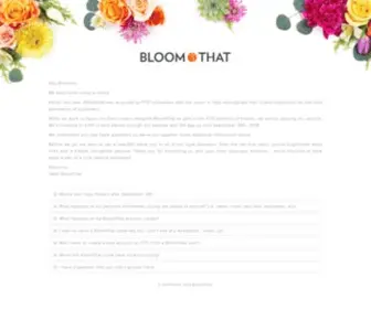 Bloomthat.com(Bloomthat) Screenshot