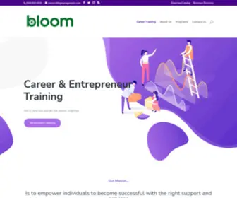 Bloomtraininginstitute.com(Entrepreneur & Business Training) Screenshot