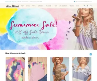 Bloomwholesale.com(Wholesale Women's Boutique Clothing) Screenshot