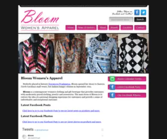 Bloomwomensapparel.com(Bloom Women's Apparel) Screenshot