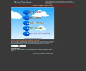 Bloonsgame.net(Bloons Game) Screenshot