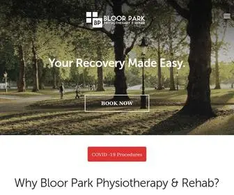 Bloorparkphysiotherapy.ca(Bloor Park Physiotherapy) Screenshot