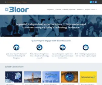 Bloorresearch.com(Bloor Research) Screenshot