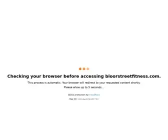 Bloorstreetfitness.com(Bloor Street Fitness & Boxing) Screenshot