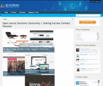 Bloorum.com(Open source Solutions Community) Screenshot