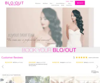 Bloout.com(BLO/OUT Blow Dry Bar) Screenshot