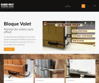 Bloque-Volet.com(Le Spécialiste Français du Bloque) Screenshot