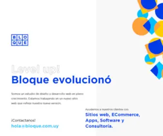 Bloque.com.uy(Diseño y desarrollo de Sitios web) Screenshot
