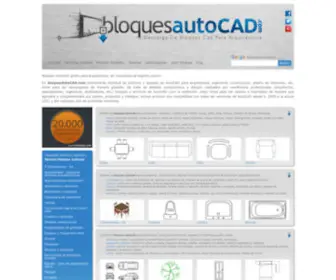 Bloquesautocad.com(Dwg)) Screenshot