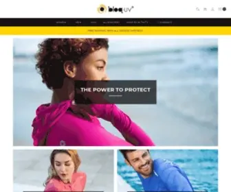 Bloquv.com(UPFSun protective Clothing) Screenshot