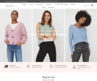 Blossom-Thornton.com(Blossom Boutique Online) Screenshot