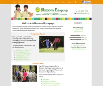 Blossomedugroup.com.sg(Blossom Edugroup) Screenshot