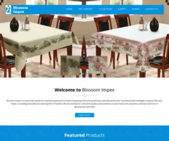 Blossomimpex.com(Blossom Impex) Screenshot