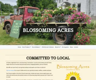 Blossomingacres.net(Blossoming Acres) Screenshot