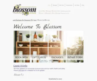 Blossommassage.com(Blossom Massage Urban Spa & Retreat) Screenshot