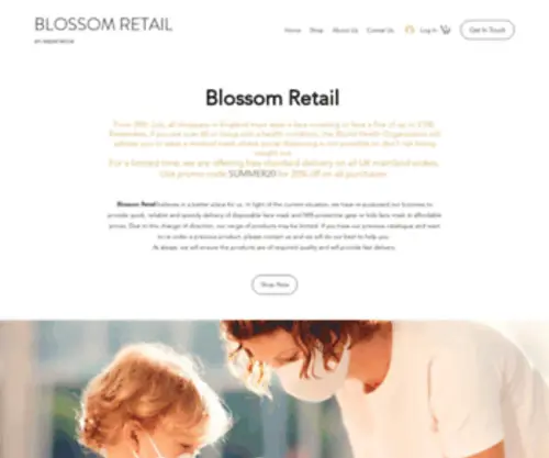 Blossomretail.com(Blossom Retail) Screenshot