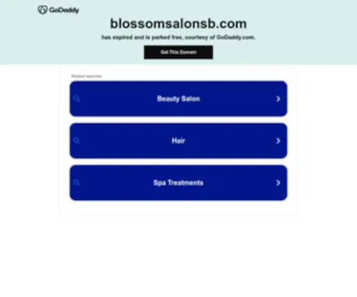 Blossomsalonsb.com(Santa Barbara Hair Salon) Screenshot