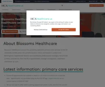 Blossomshealthcare.co.uk(Blossoms Healthcare) Screenshot