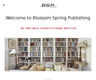 Blossomspringpublishing.com(Blossom Spring Publishing) Screenshot