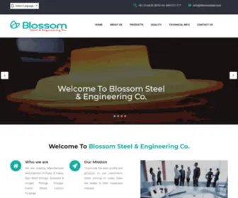 Blossomsteel.com(Blossom Steel & Engineering Co) Screenshot