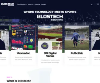 Blostech.com(Where Technology Meets Sports) Screenshot