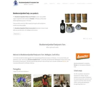 Bloublommetjieskloof.com(Bloublommetjieskloof biodynamic farm) Screenshot