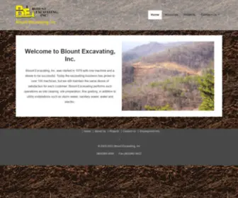 Blountexcavating.com(Blountexcavating) Screenshot