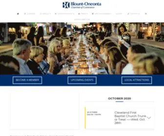 Blountoneontachamber.org(Blount-Oneonta Chamber of Commerce) Screenshot