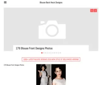 Blousebackneckdesigns.com(More than 1000 blouse back and front neck designs 2020 new style) Screenshot