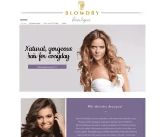 Blowdryboutiques.com(Blowdry Boutique) Screenshot