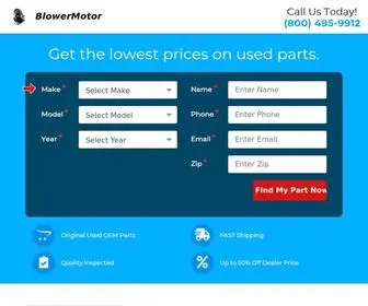 Blowermotorreplacement.net(Blower Motor) Screenshot