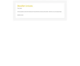 Blowfishunlocks.com(Blowfish Unlocks) Screenshot
