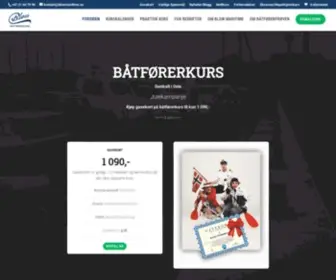 Blowmaritime.no(Båtførerkurs) Screenshot