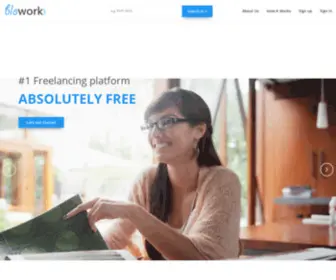 Blowork.com(Hire Freelancer Online) Screenshot