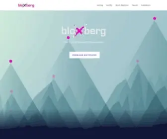 Bloxberg.org(The Blockchain For Science) Screenshot