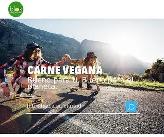 Bloxfoods.com(1ª Carne Vegetal Mediterránea del mundo) Screenshot