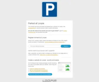 Bloxpo.com(Parked at Loopia) Screenshot