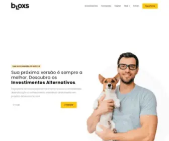 Bloxs.com.br(Bloxs Investimentos Alternativos) Screenshot